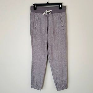 Althelta Womans Linen Athletic Joggers Size 0